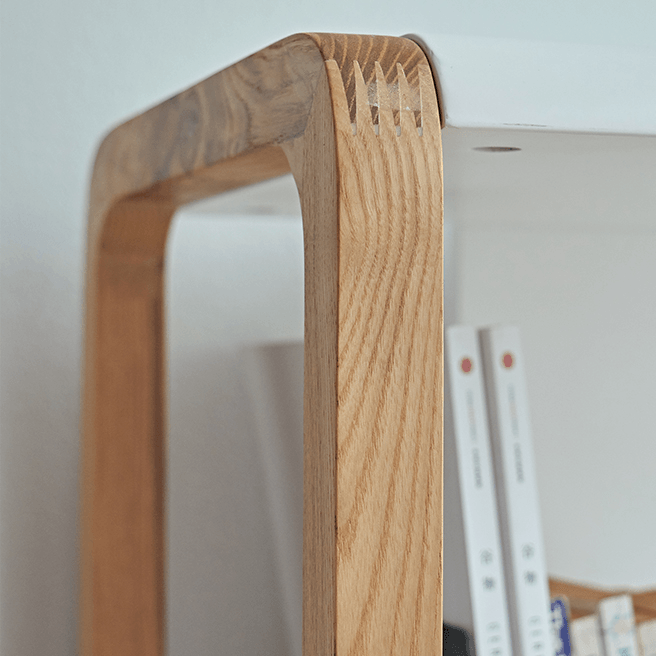 Gizela Solid Wood Bookcase