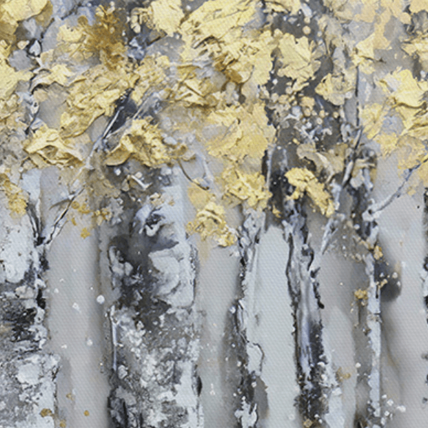 Golden Canopy Oil Painting