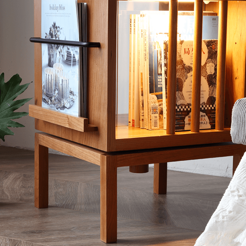 Gorana Rotating Wood Bookcase