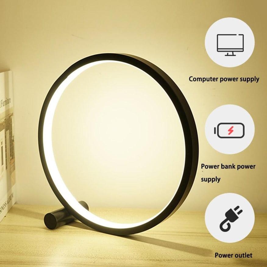 Grethe Circle Table Lamp