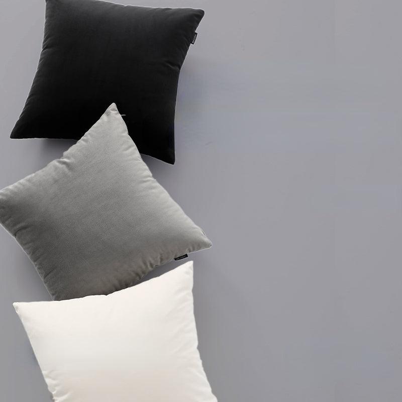 Grey Album Throw Pillow Cover & Insert