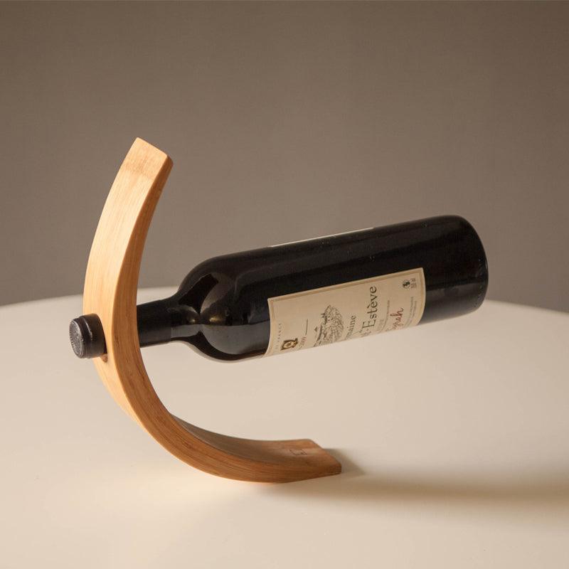 Handmade Tabletop Wine Bottle Rack