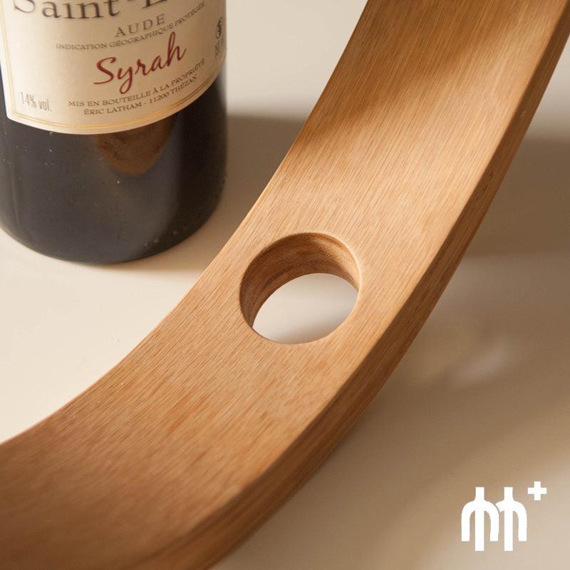 Handmade Tabletop Wine Bottle Rack