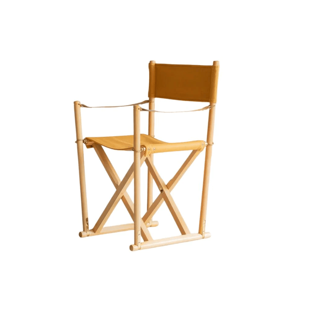 Hazelton Canva Folding Lounger Chair