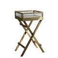 Herbert Foldable Double-Shelf Plant Stand