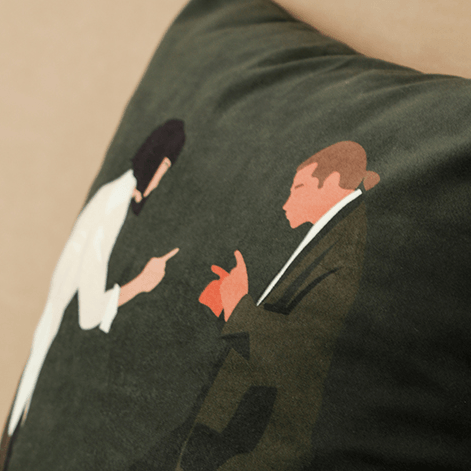 Illustrator Throw Pillow