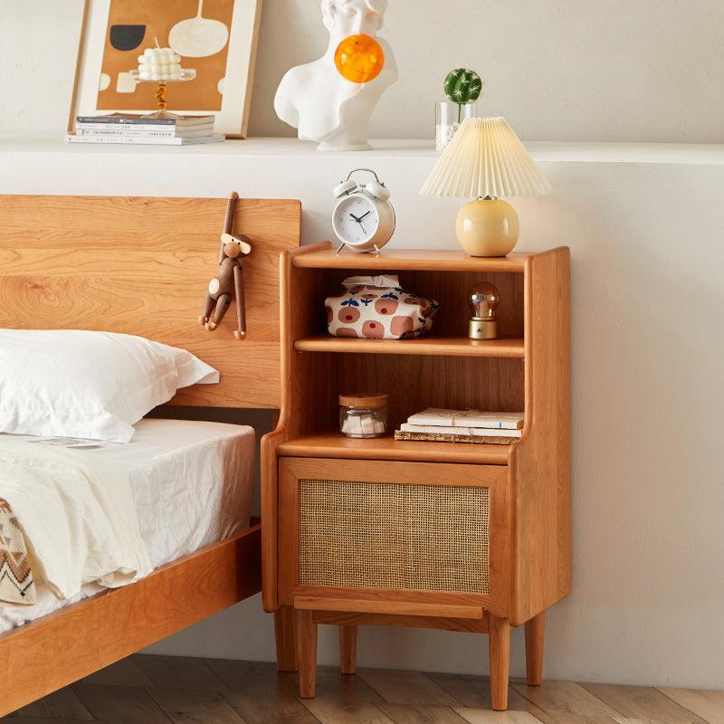 Jago 1 - Drawer Solid Wood Nightstand