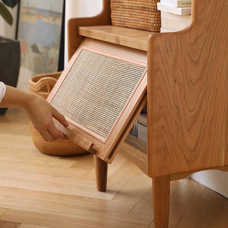 Jago 1 - Drawer Solid Wood Nightstand