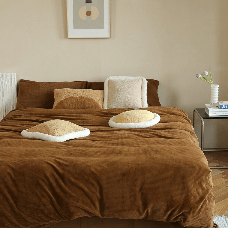 Janusz Coral Velvet Sheet Set
