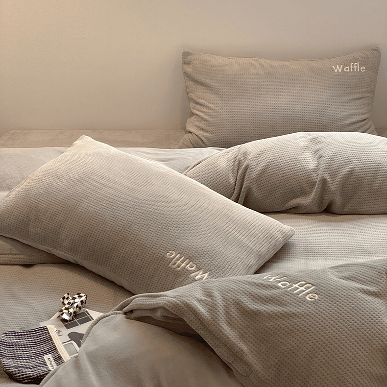 Janusz Coral Velvet Sheet Set