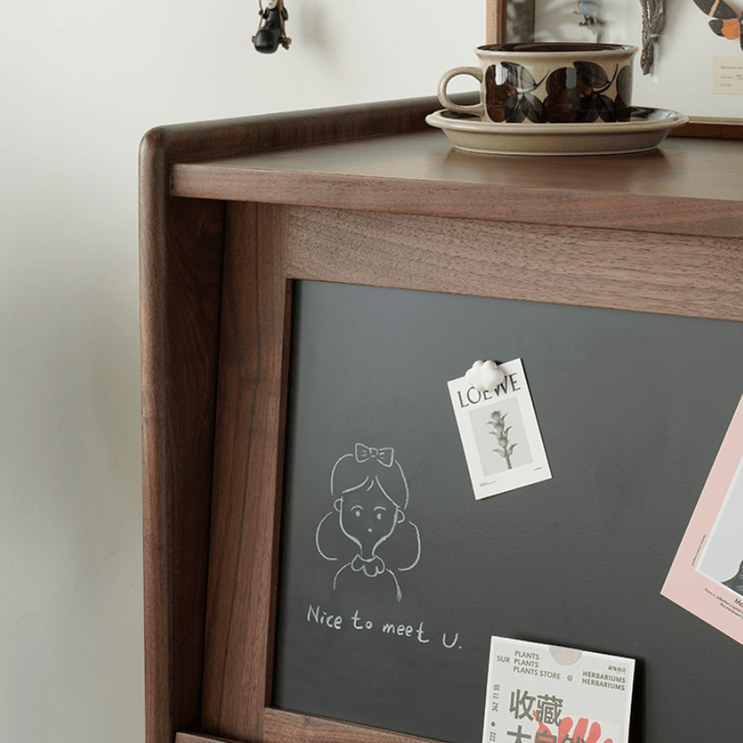 Kalman Wood Bookcase & Cabinet