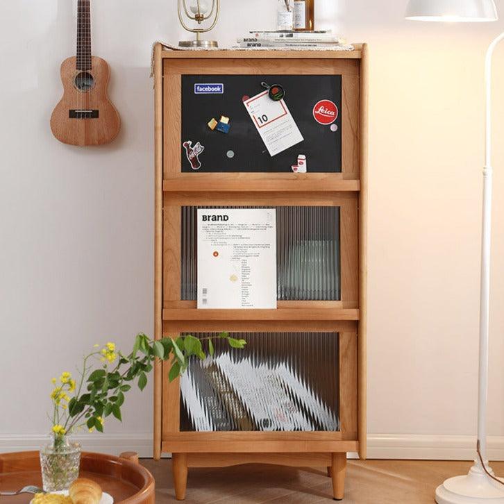 Kalman Wood Bookcase & Cabinet