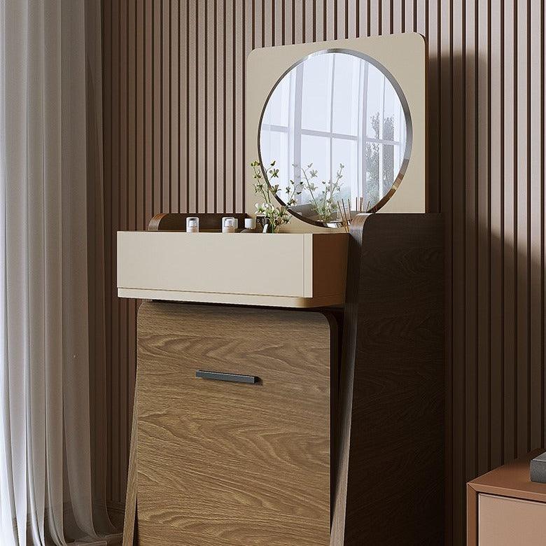 Karla Vanity Set with Stool and Mirror