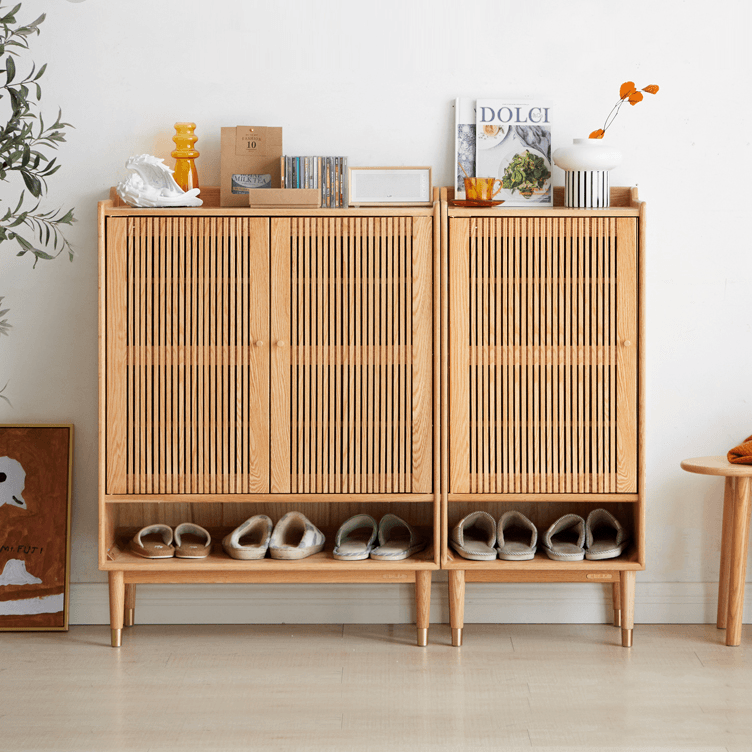 Lauren Solid Wood Shoe Cabinet