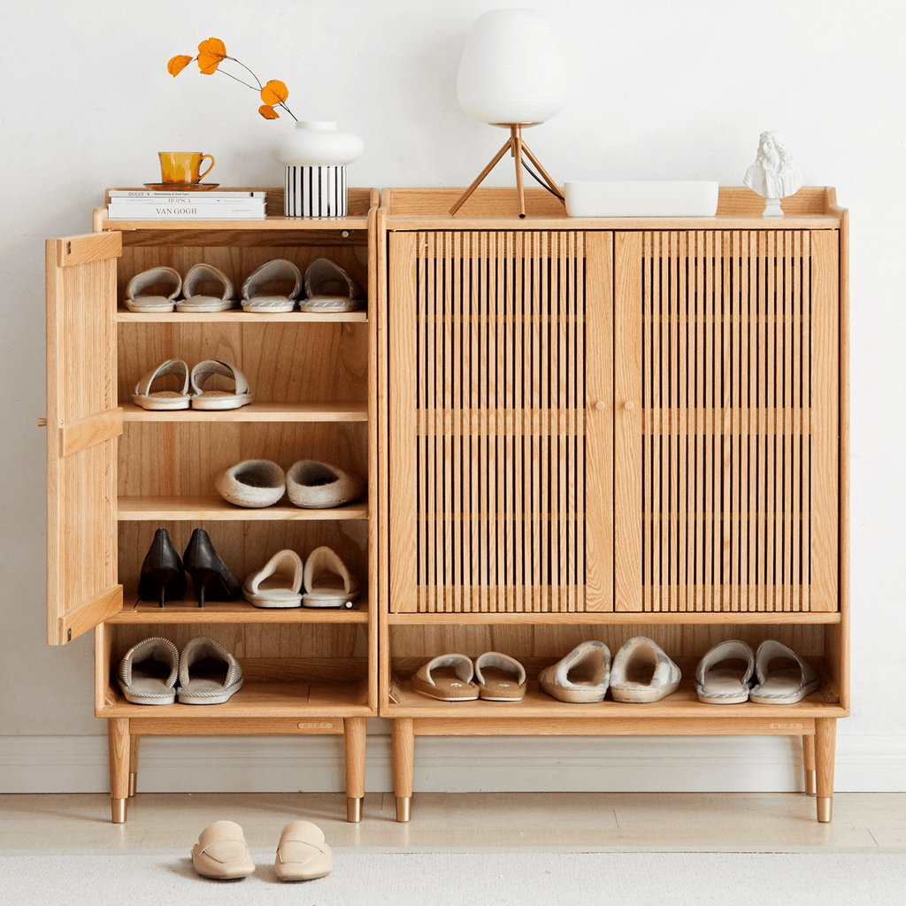 Lauren Solid Wood Shoe Cabinet