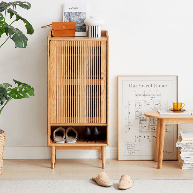 Lauren Solid Wood Shoe Cabinet