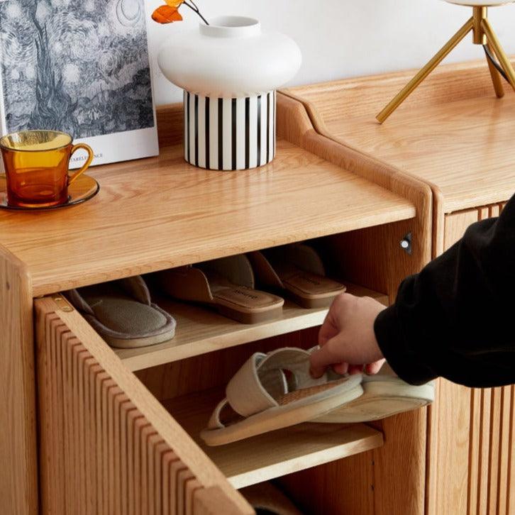 Lauren Solid Wood Shoe Cabinet